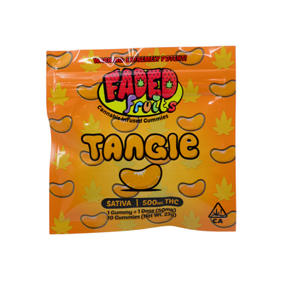 Faded Fruits THC Infused Gummies - Tangie