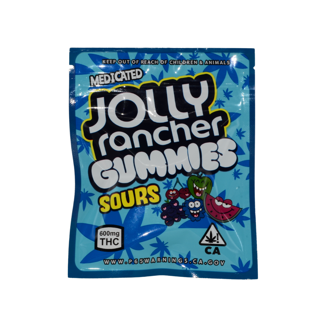 Sour Jolly Rancher Gummies - 600mg