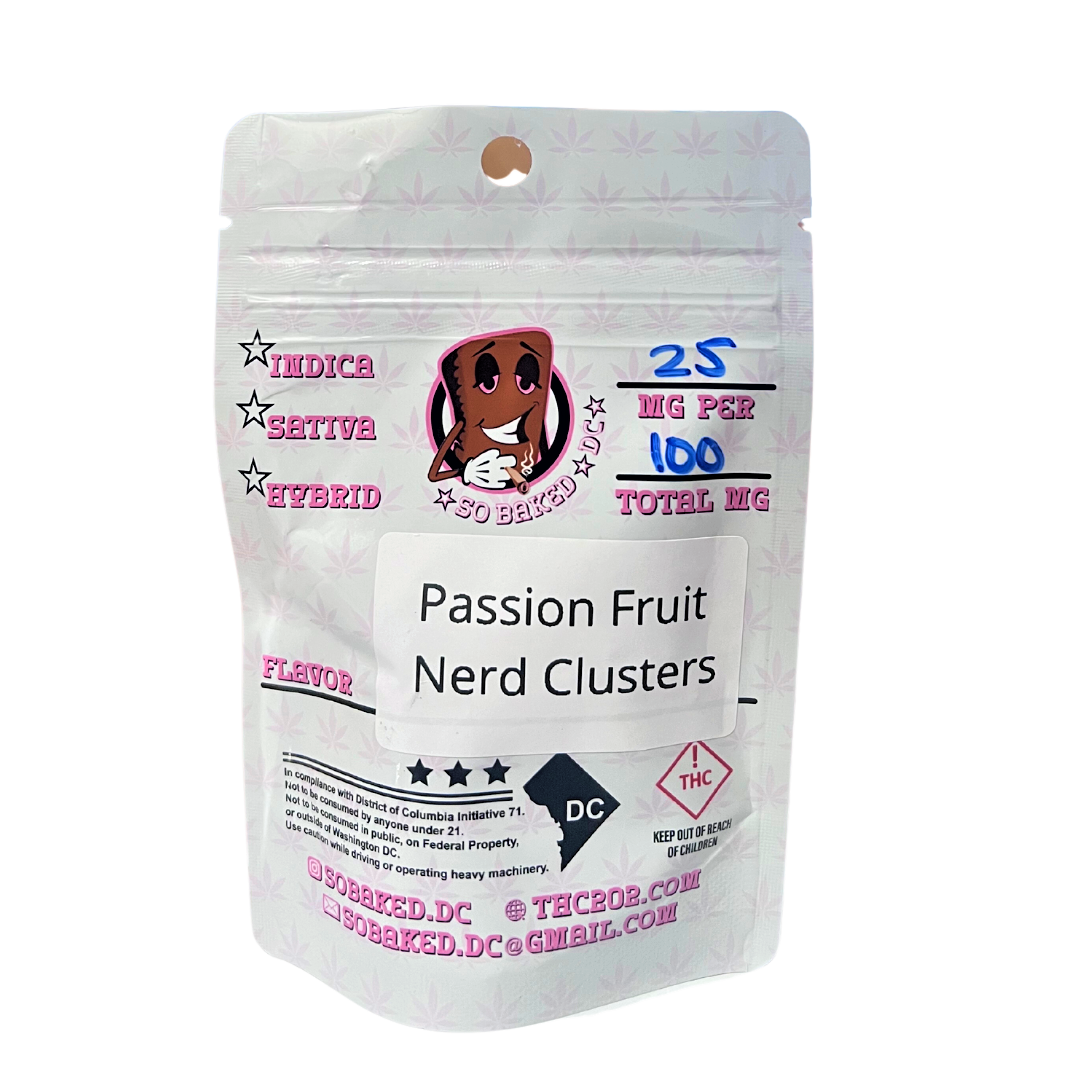 Passion Fruit Nerd Clusters - 100mg